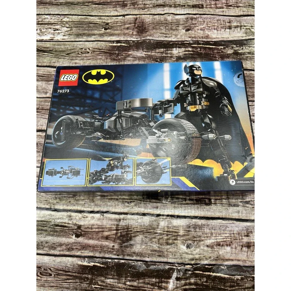 LEGO DC Batman Construction Figure and the Bat-Pod Bike 76273 6471497 New In Box